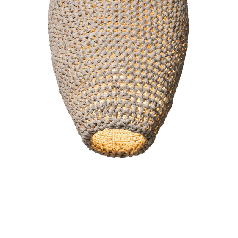 Large Leather Pod Pendant Light