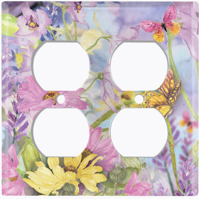 Landscape & Nature 2 - Gang Duplex Outlet Standard Wall Plate