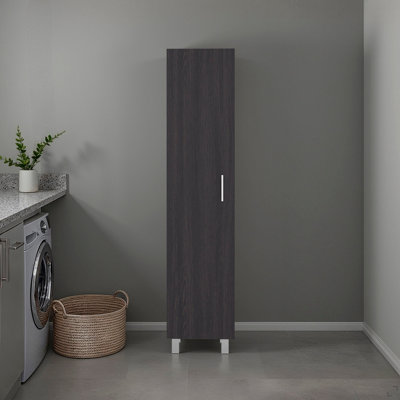 Armoire de rangement avec tablette fixe