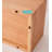 Solid Oak Wall Shelf With Multi-Cubby Design