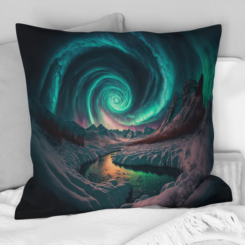 Coussin Aurora Borealis