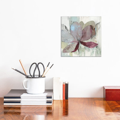 Drippy Floral I by Asia Jensen - Wrapped Canvas Painting