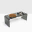 Acrylic Double Bowl Elevated Pet Feeder-393206232