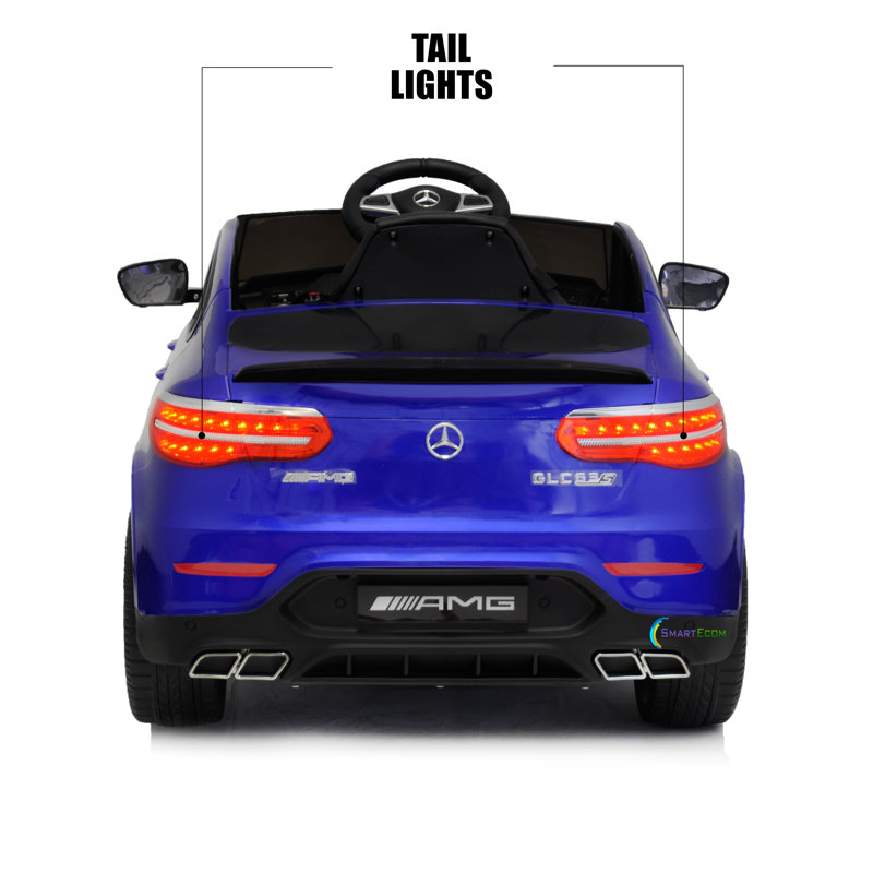 Blue 12V Mercedes AMG GLC63S Kids Ride-On Car with Remote Control