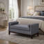 Grand repose-pieds rembourré en tissu avec coussins-773341394