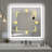 Dokes Black Framed  LED  Bathroom Vanity Mirror passed ETL-636413105