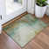Machine Washable Indoor/Outdoor Xhevrie Aloe Rug