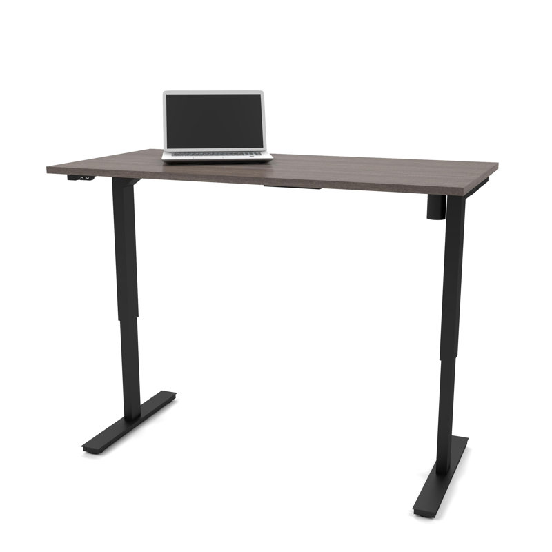 Bureau pour travailler debout, H 45 po x l 60 po x P 30 po, Écorce gris