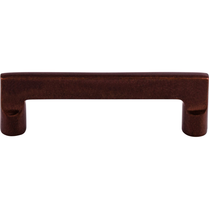 Aspen Flat Sided Appliance pull, Mahogany Bronze, 4" Center to Center