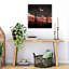 «Desert Moon Dream», impression paisible de paysage de montagne avec cactus paisible-1324772739
