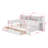 Vrishin Wooden Full Size Multi-functional Bed with Two Storage Drawers and Study Desk-1628985908