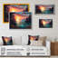 Lindenfield Rainbow Sky Shining On Lake I sur impression sur toile-88529776-88529777