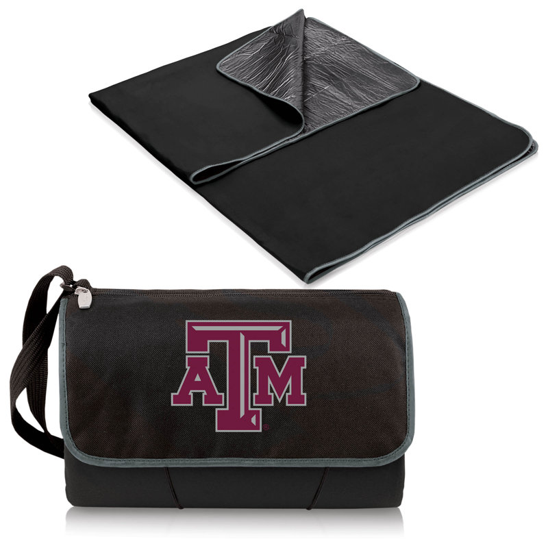 NCAA Hand Woven Throw Blanket, Black, Texas A&M Aggies