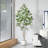 Adcock Artificial Maple Tree with Round White Planter, Pre Potted Faux Maple Tree for Home Decor-1536425911