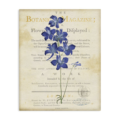 Toile de jardin botanique naturelle, design par Susan Arnot