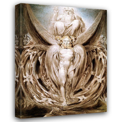 Astoria Grand Blake, William Gallery Wrapped Canvas Art Titled: The Whirlwind : Ezekiels Vision