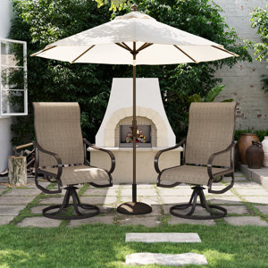 Bhairavi Swivel Patio Armchair