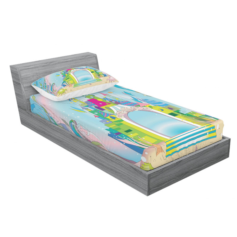 Microfiber Sheet Set, Twin Sheet Set with Fitted Sheet