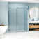 56" - 60" W X 76" H Frameless Soft-Closing Single Sliding Shower Door, 1/4" (6Mm) Tempered Glass With Explosion-Proof Coating Via Express Delivery, Chrome
