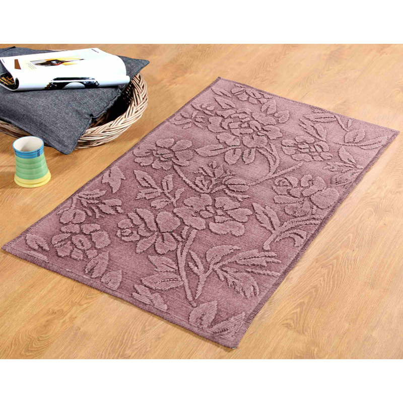 Tapis orchidée poussiéreux tissé à la main Bertsch Branson