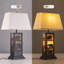 Lampe de chevet 2 lumières noir