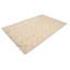 Tapis beige indien à motif floral Dhurrie 6X9