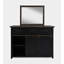 Commode combinée 6 tiroirs en bois massif avec miroir Fairford-1401609218