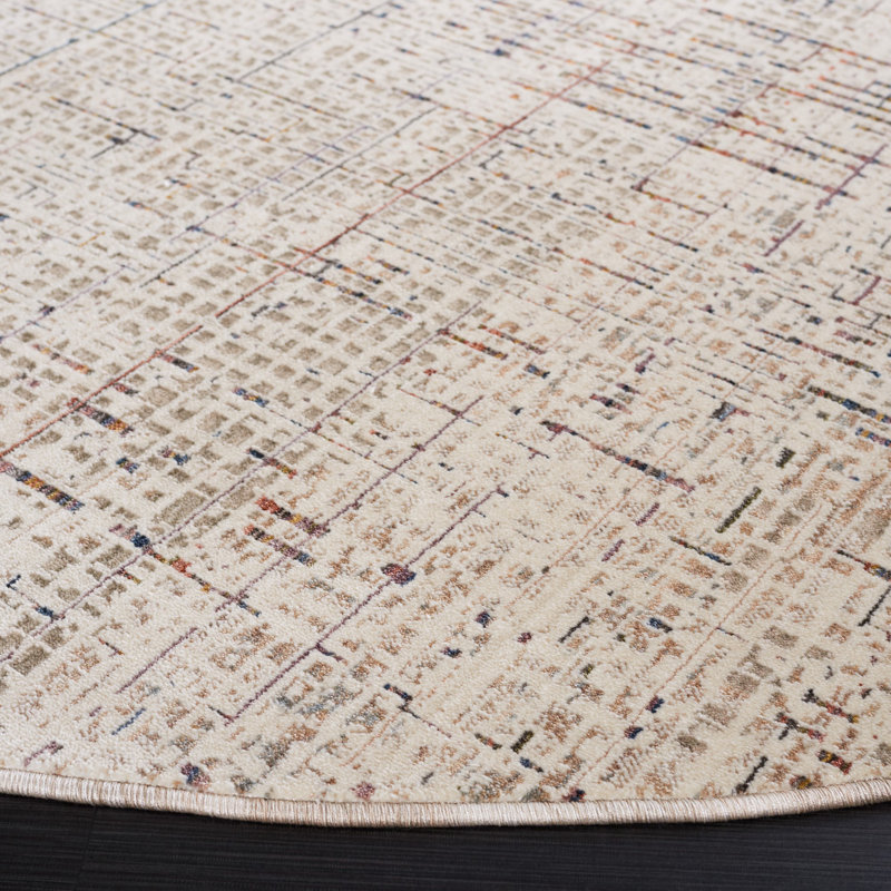 Harlow Performance Abstract Rug, Round 6'3"