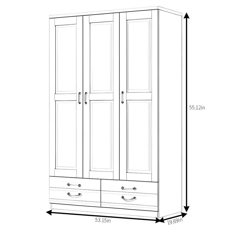 Brian, 55" H x 53" W x 20" D