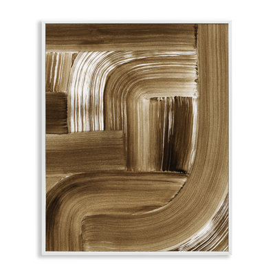 «Brown Curved Arches», art de la giclée encadrée par Grace Popp