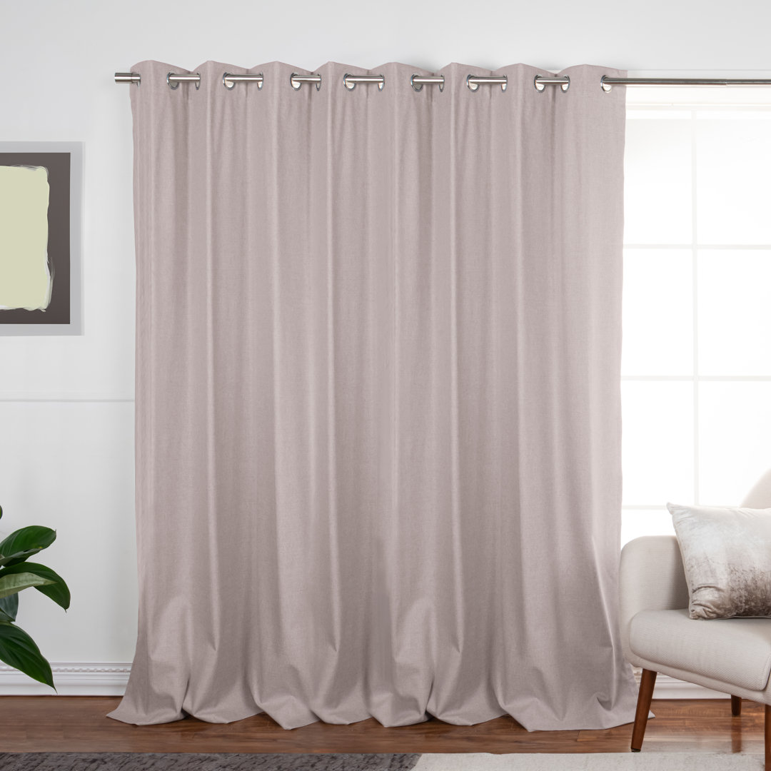 Umbertino Polyester Blackout Single Curtain Panel Single Panel Latitude Run® Curtain 