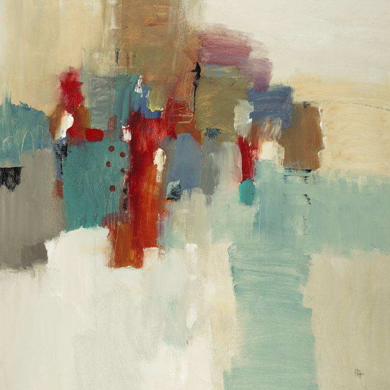 New Views Print by Lisa Ridgers, Glass Coat, 54" H x 54" W