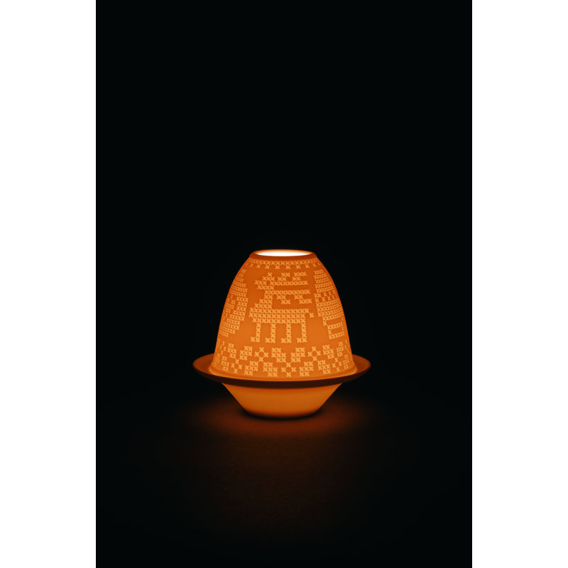 Cross-Stitch Lithophane 3.54" Novelty Light