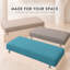 Coussin de banc sur mesure de 7,6 cm de hauteur, pour intérieur et extérieur, avec double passepoil et 2 attaches.-1818106996-1818107000
