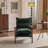 Masson Chenille Accent Chair Armchair With Pillow-1185751600