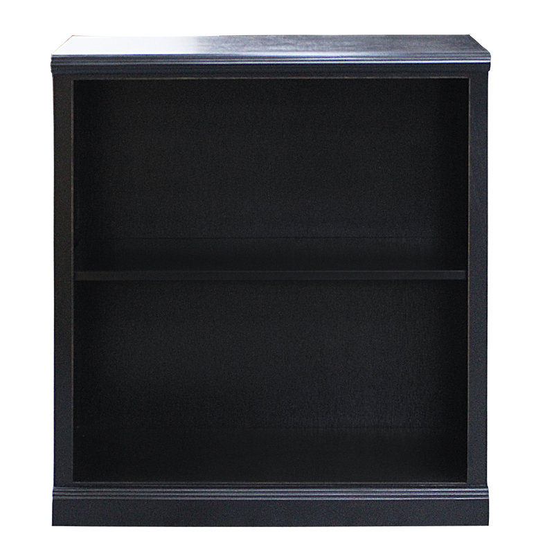 Bibliothèque standard en bois massif H 36 "x l 32" Sherita, Aigue-marine, (2 tablettes) H 48 po x l 32 po x P 11 po