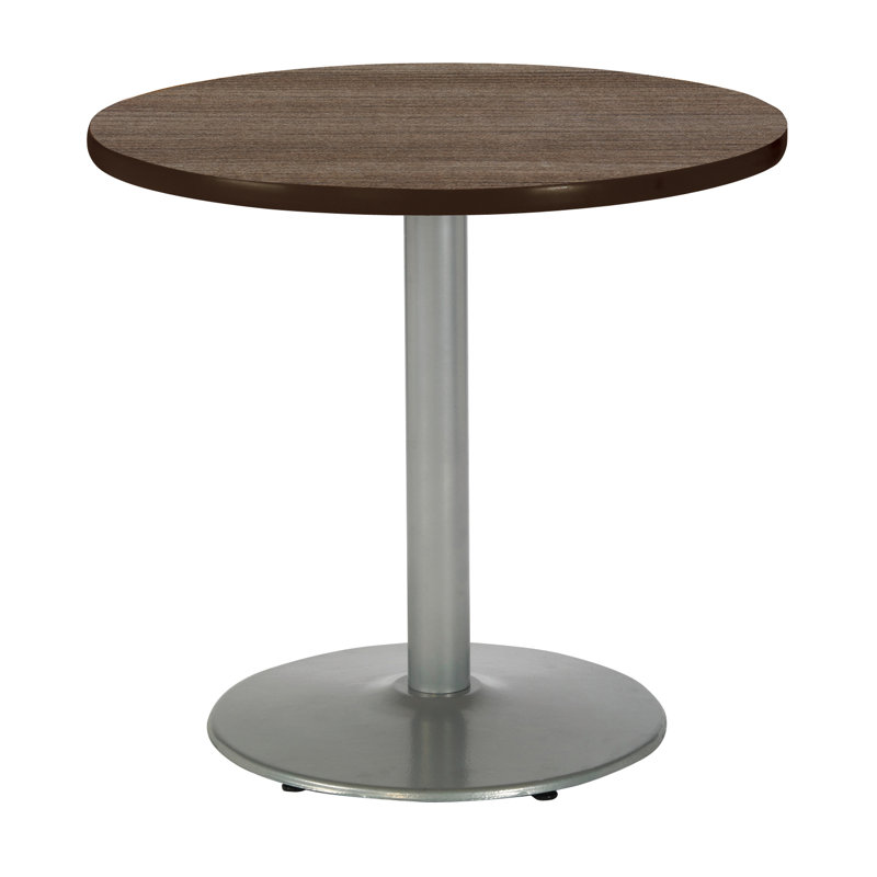 Table de salle à manger ronde Mode, Teck studio, H 29 po x l 30 po x P 30 po, Argent