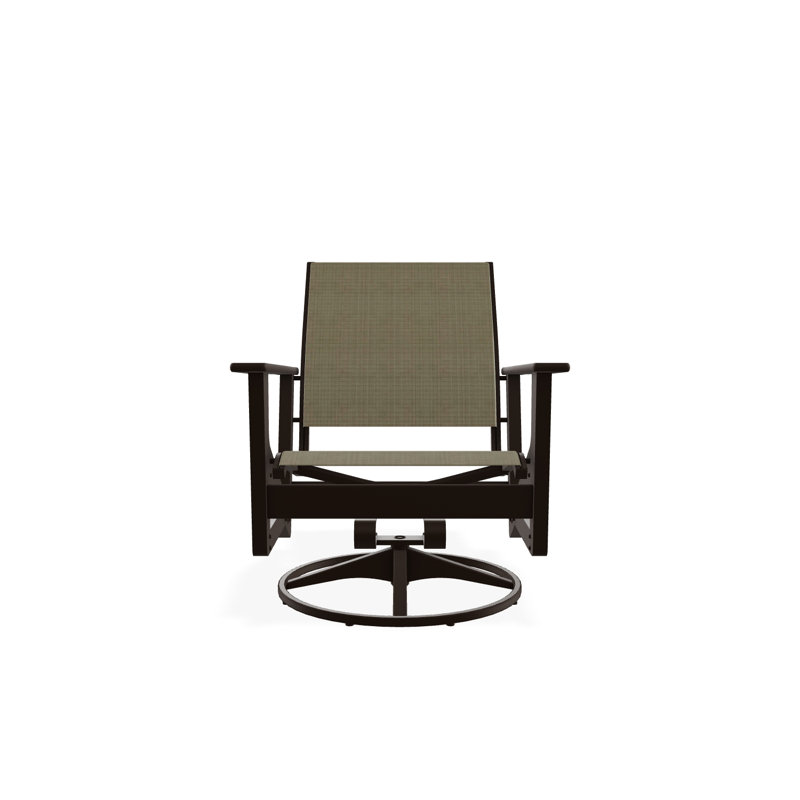 Wexler Outdoor Swivel Lounge Chair, Kona, Beacon Taupe Sunbrella®