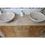 Debord 1430 mm Freestanding Double Vanity with Vessel Stone Basin