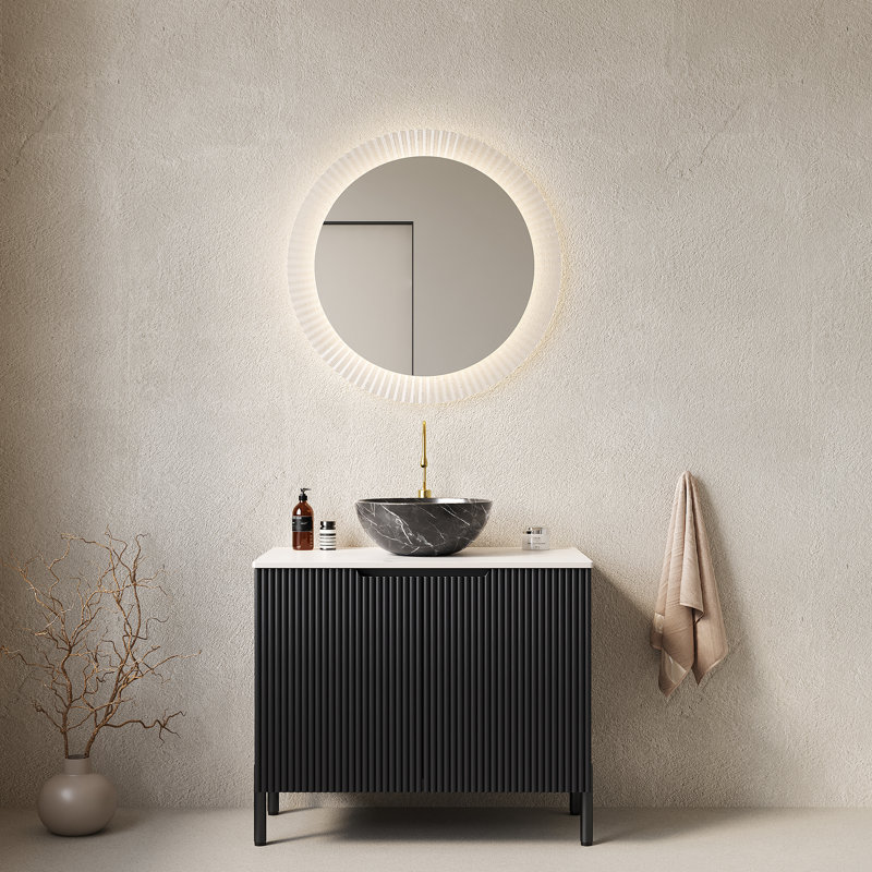Meuble-lavabo autoportant avec 2 portes 30 po avec lavabo 30 po
