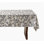 Nappe rétro à motif de roses noires - l 56 po x 96 po
