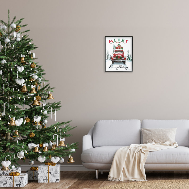 Art de giclée encadrée de voiture Merry, Giclée encadrée noir minuit, H 20 po x l 16 po