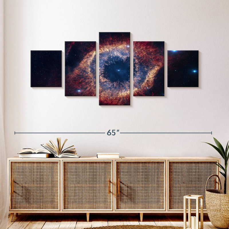 Eye Shaped Nebula, 24" H x 55" W