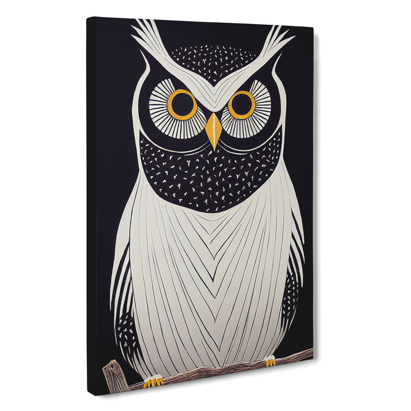 The Unusual Owl - Wrapped Canvas, 76cm H x 35cm W x 3cm D