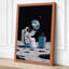 Astronaut on the Moon Modern - Wrapped Canvas-600082851-600082875