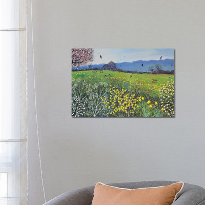 Spring Hope by Jo Grundy - Wrapped Canvas Painting