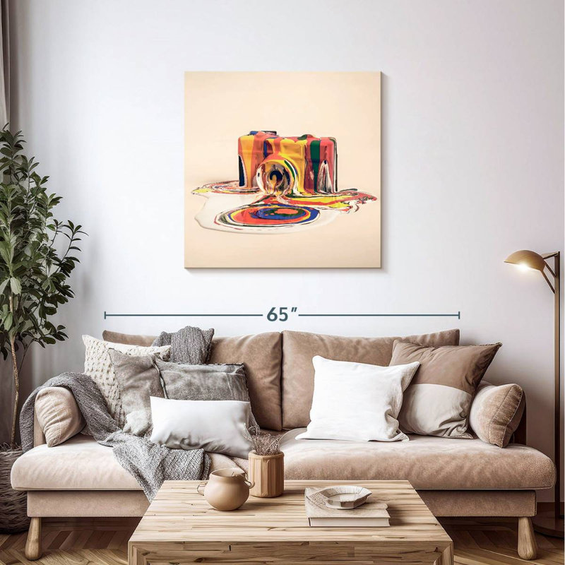 Caméra recouverte de peinture Senne, H 36 po x l 36 po