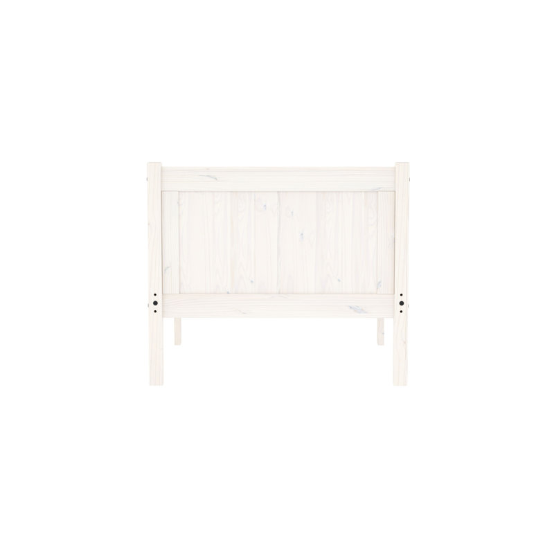 Oslo Bed Frame, Single (3'), White Wash