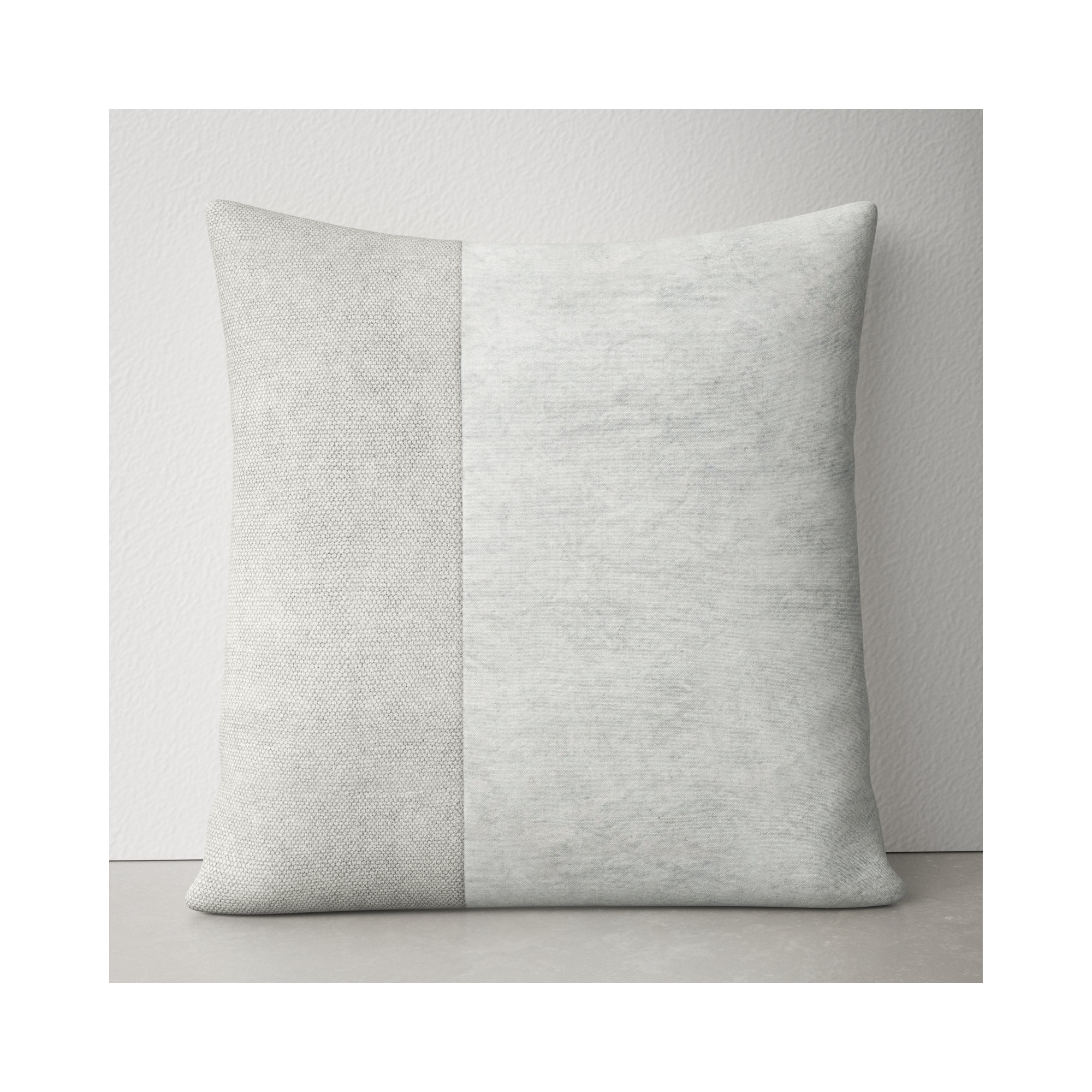 Janesa Cotton Throw Pillow, Down, 18" x 18"