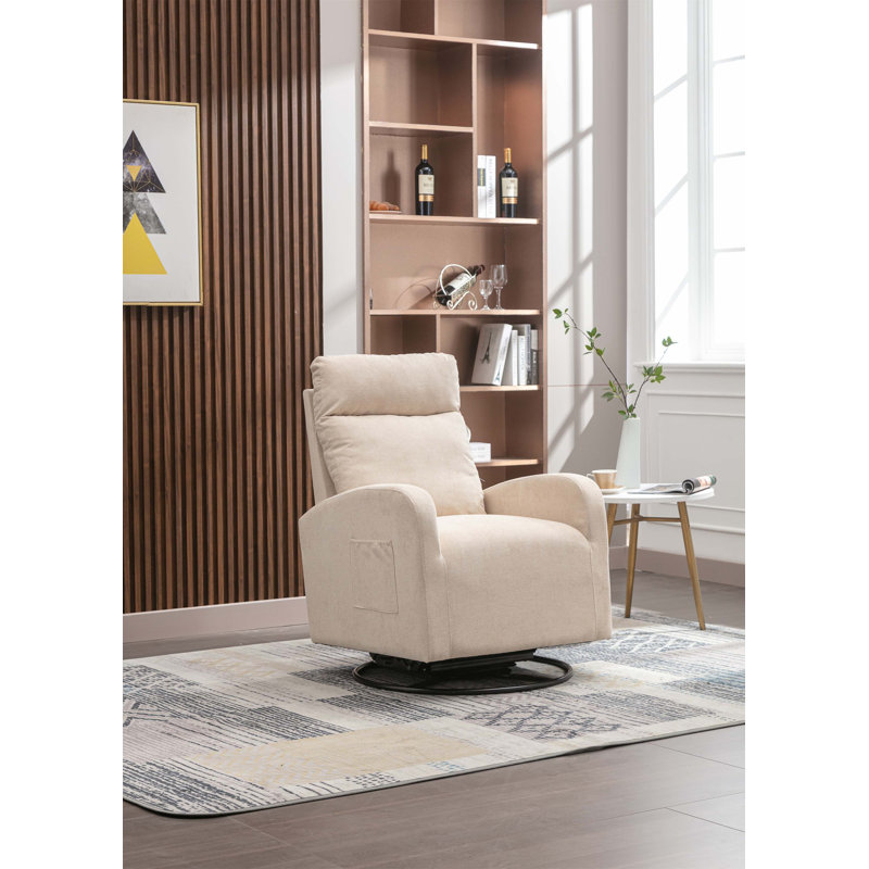 Fauteuil inclinable manuel pivotant l 27,95 po, Beige